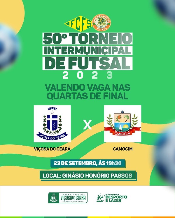 50º Intermunicipal de Futsal Adulto Masculino do Ceará