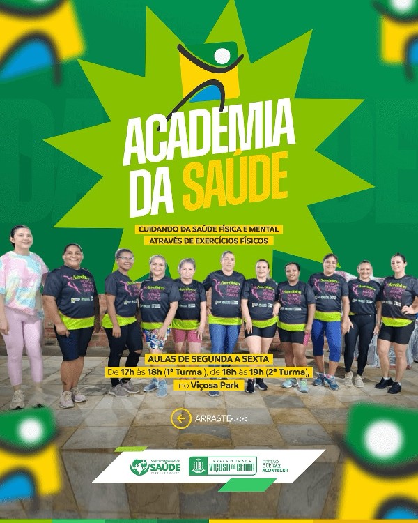 Academia da Saúde no Viçosa Park!