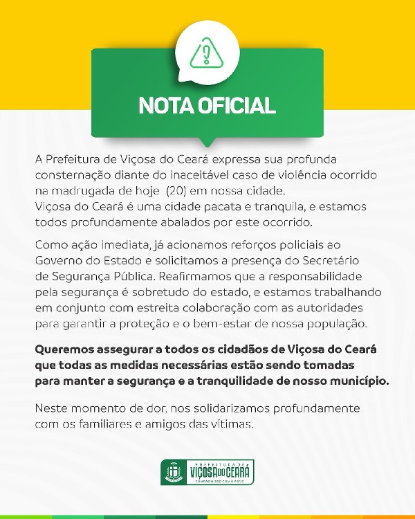 Nota Oficial