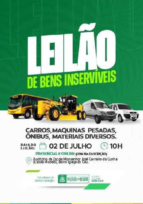 Leilão de Bens Inservíveis